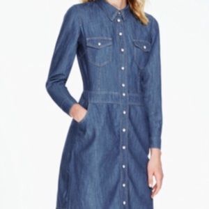 Boden Snap Front Denin Dress